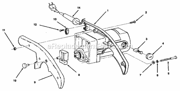 Figure 3 Diagram and Parts List for 113234680  Craftsman Miter Saw
