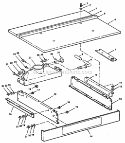 Part Location Diagram of 23473 Craftsman Blde Gde Lw