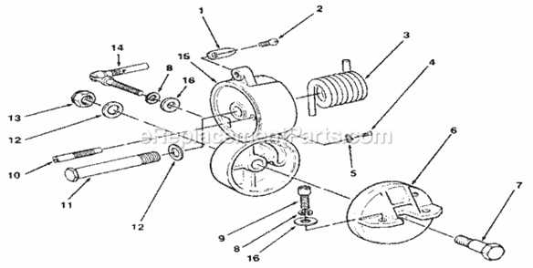 Page C Diagram and Parts List for 113234860  Craftsman Miter Saw