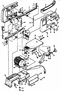 Part Location Diagram of STD833020 Craftsman Capacitor Screw