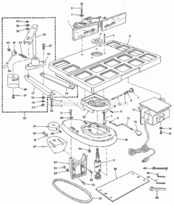 Page A Diagram and Parts List for 113239420  Craftsman Planer Jointer