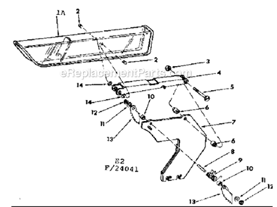Guard_Assy Diagram and Parts List for 113240421  Craftsman Table Saw