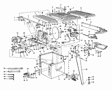 Part Location Diagram of 62990 Ridgid Straight Auger, 5" Long