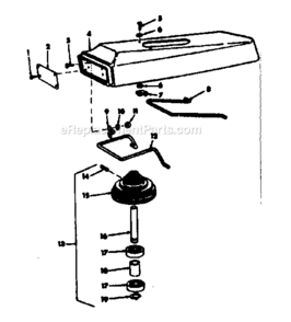 Part Location Diagram of 71176MA Murray T-CABLE WES 22 RD B