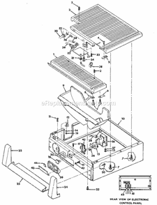 Page B Diagram and Parts List for 113247440  Craftsman Band Saw