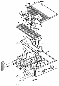Base Components Diagram and Parts List for 113248211  Craftsman Band Saw