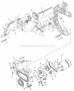 Page D Diagram and Parts List for 113248320  Craftsman Band Saw
