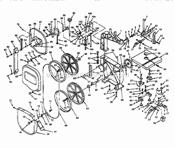 Part Location Diagram of STD315245 Craftsman 204 Brg