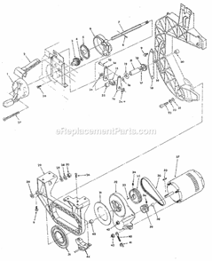 Page C Diagram and Parts List for 113248510  Craftsman Band Saw