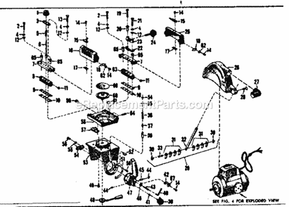 Saw Guard Assembly Diagram and Parts List for 11329001  Craftsman Chop Saw