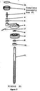 Complete Radial Arm Cap Diagram and Parts List for 11329340  Craftsman Chop Saw
