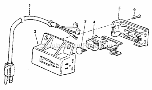 Page B Diagram and Parts List for 113298760  Craftsman Table Saw