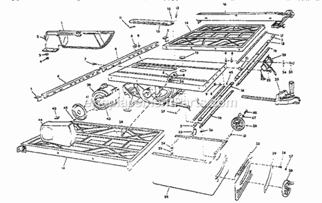 Part Location Diagram of 818309 Craftsman Washer Shim
