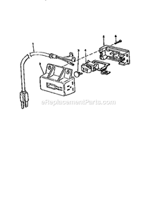 On-Off Power Outlet Diagram and Parts List for 113298762  Craftsman Table Saw