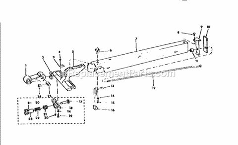 Part Location Diagram of 818311 Craftsman Mount