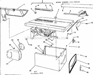 Part Location Diagram of 144630 Craftsman Screw