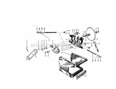 10" Tilting Arbor Diagram and Parts List for 11329991  Craftsman Table Saw
