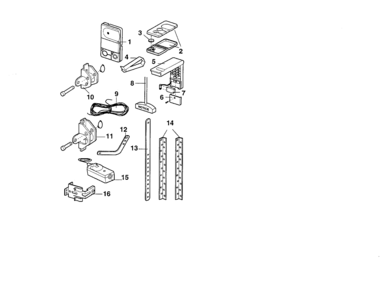 Part Location Diagram of 12B590 Craftsman Door Bracket With Clevis Pin