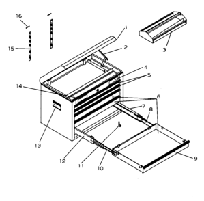 Part Location Diagram of M15524 Craftsman Cover clip