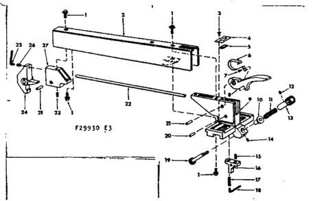 Part Location Diagram of 62323 Craftsman Owner's manual