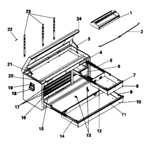 Part Location Diagram of 18197A5-DSO Craftsman 4