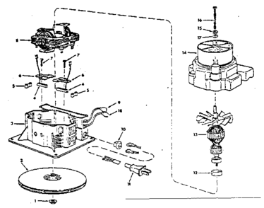 Motor Diagram and Parts List for 113179200  Craftsman Filters & Accessories