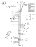 Wire Harness Diagram and Parts List for 12728875  Craftsman Lawn Mower