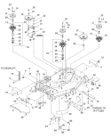 52 Inch Side Discharge Diagram and Parts List for 12728875  Craftsman Lawn Mower