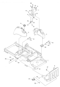 Fuel Tank Bumper and Controls Diagram and Parts List for 12728875  Craftsman Lawn Mower