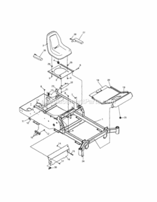 Part Location Diagram of 4139431 Craftsman Arm Rest Kit