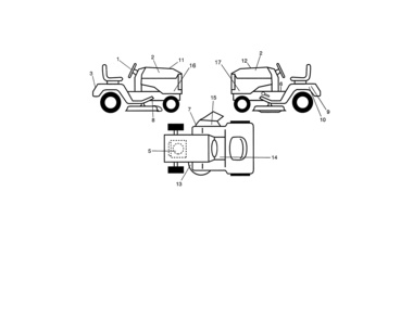 Decals Diagram and Parts List for 917203921  Craftsman Lawn Tractor