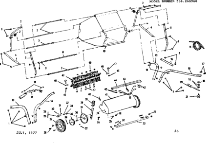 Part Location Diagram of 20171 Craftsman Flag assembly