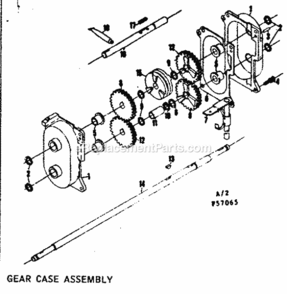Part Location Diagram of 56016 Craftsman Mulch Plate