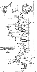 Page A Diagram and Parts List for 1318092  Craftsman Lawn Tractor