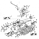 Impeller Assembly Diagram and Parts List for 13181171  Craftsman Snow Blower