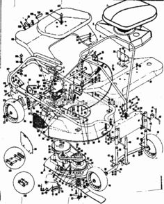 Page A Diagram and Parts List for 1318140  Craftsman Lawn Tractor