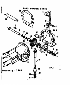 Page B Diagram and Parts List for 1318161  Craftsman Lawn Tractor
