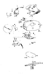 Page A Diagram and Parts List for 1318180  Craftsman Lawn Tractor