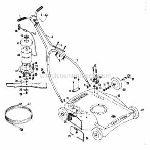 Part Location Diagram of 55521 Craftsman Bolt