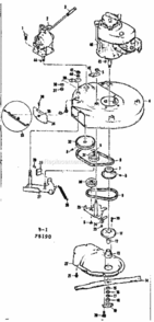 Page B Diagram and Parts List for 1318190  Craftsman Lawn Tractor