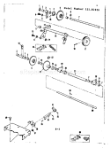 Axle Support Assembly Diagram and Parts List for 13181926  Craftsman Snow Blower