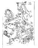 Drive Assembly Diagram and Parts List for 13181927  Craftsman Snow Blower