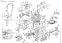 Drive Assembly Diagram and Parts List for 13181959  Craftsman Snow Blower
