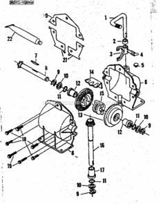 Page C Diagram and Parts List for 1318200  Craftsman Lawn Tractor