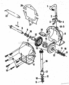 Page C Diagram and Parts List for 1318210  Craftsman Lawn Tractor