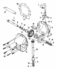 Page E Diagram and Parts List for 1318220  Craftsman Lawn Tractor