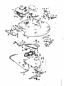 Page B Diagram and Parts List for 1318280  Craftsman Lawn Tractor