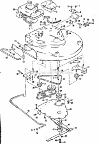 Page B Diagram and Parts List for 1318283  Craftsman Lawn Tractor