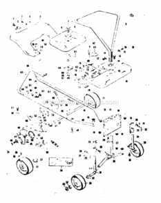 Part Location Diagram of 65246 Craftsman Frame