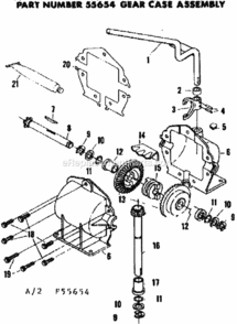 Part Location Diagram of 65901 Craftsman Shift Lever